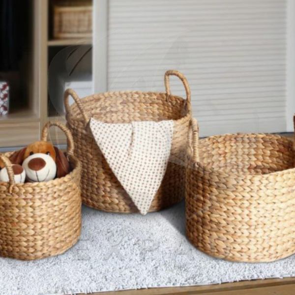 Water Hyacinth Storage Baskets