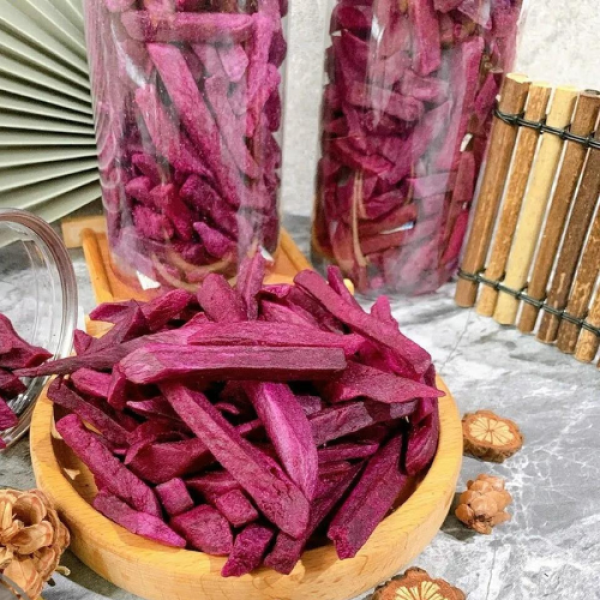 Dried Purple Sweet Potato Chips